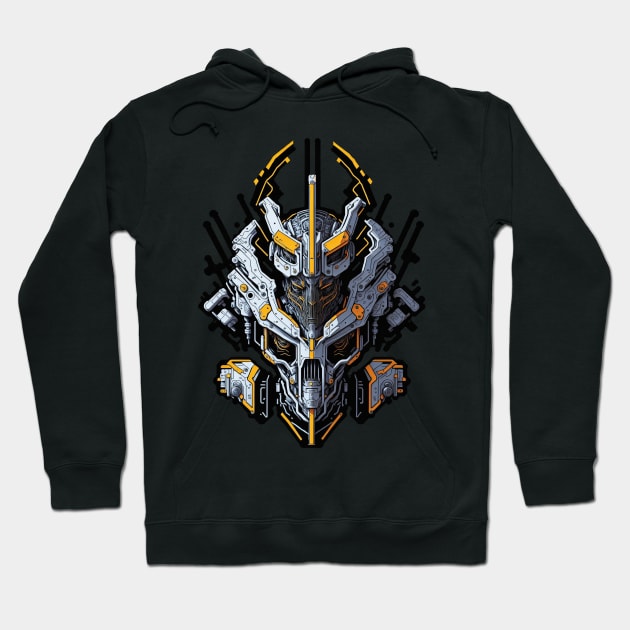 Mecha Skull S03 D13 Hoodie by Houerd